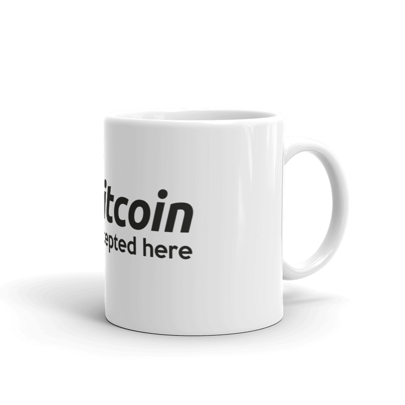 Bitcoin Accepted Here Mug