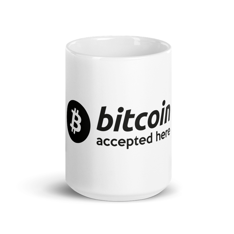 Bitcoin Accepted Here Mug