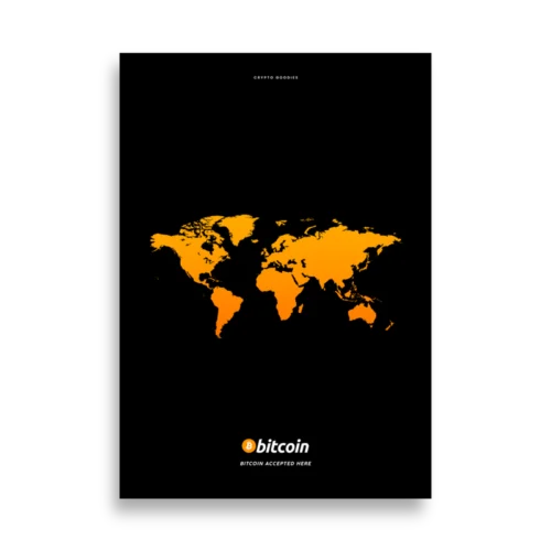 Bitcoin Accepted Here Poster