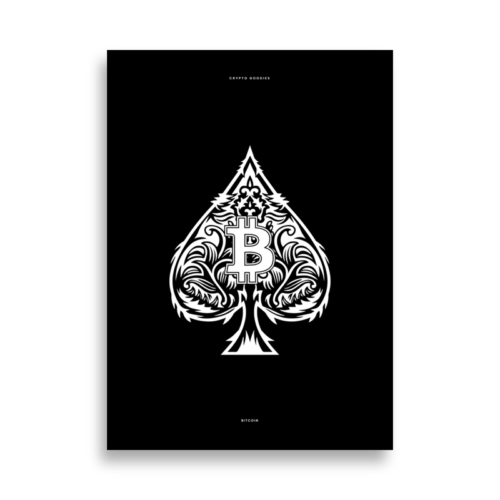 Bitcoin: Ace of Spades Poster