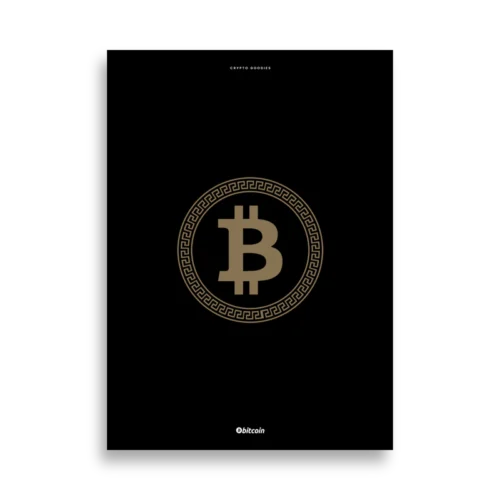 Bitcoin Fashion Poster