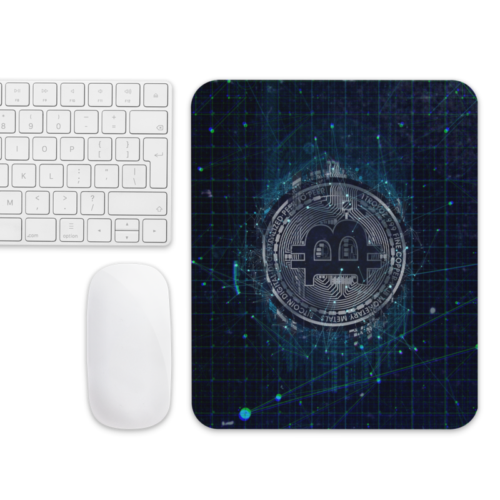 Bitcoin Futuristic Mouse Pad