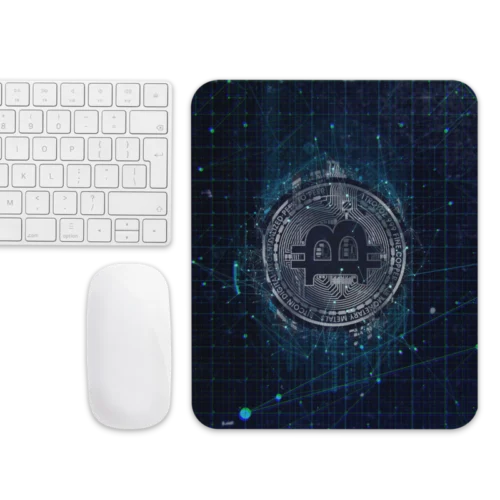 Bitcoin Futuristic Mouse Pad