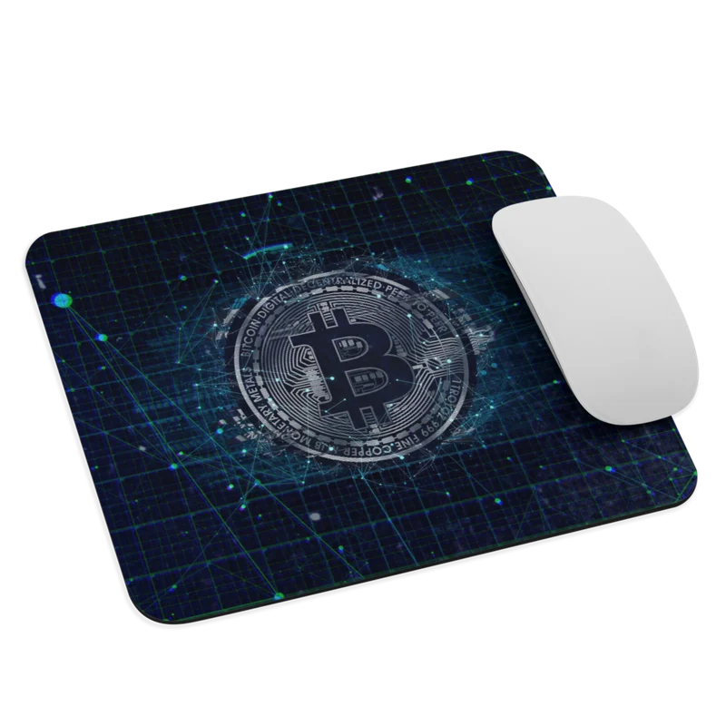 Bitcoin Futuristic Mouse Pad