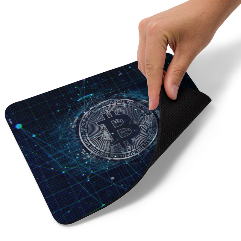 Bitcoin Futuristic Mouse Pad
