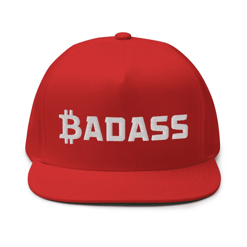 Bitcoin x Badass Snapback Hat - Image 3