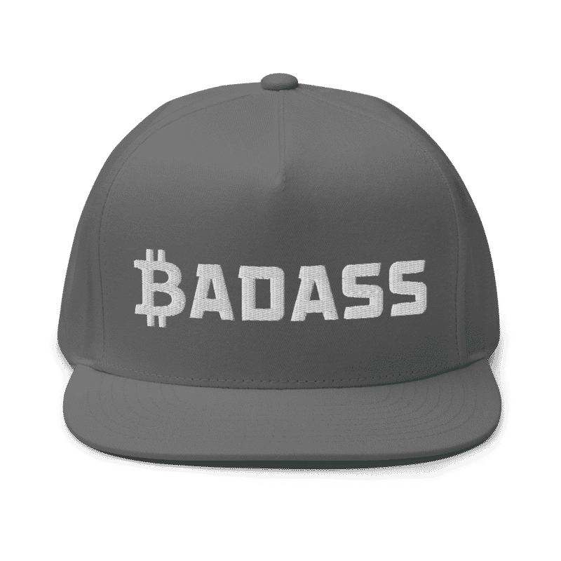 Bitcoin x Badass Snapback Hat