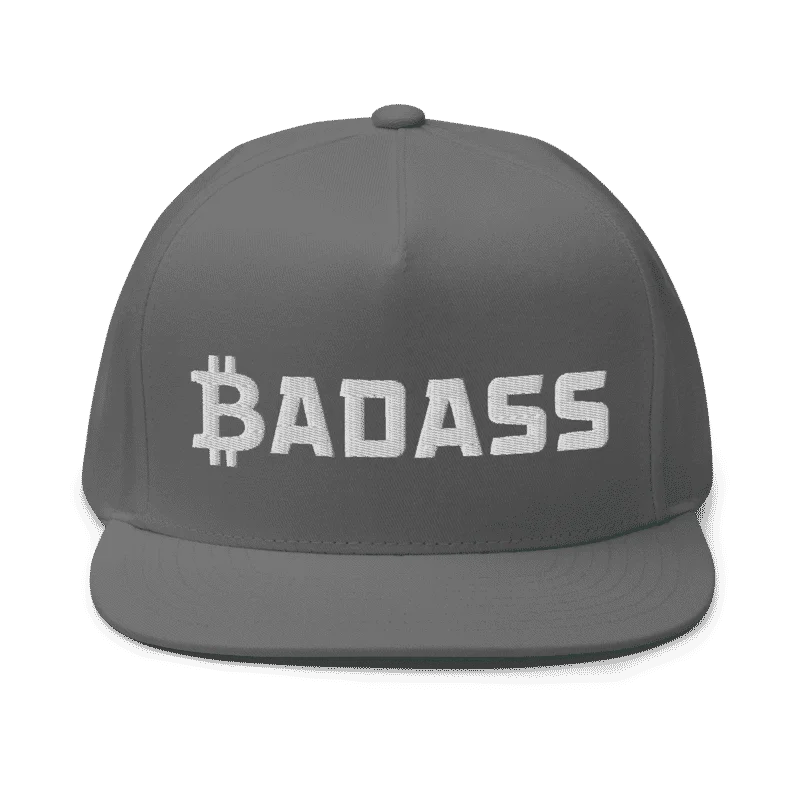 Bitcoin x Badass Snapback Hat - Image 4