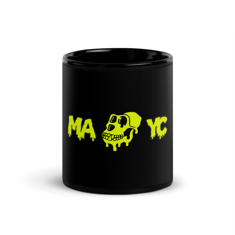 black glossy mug black 11oz front 62ba2276a2d1f - MAYC Black Glossy Mug