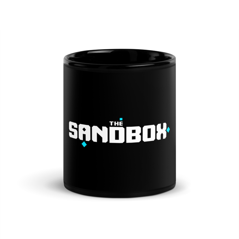 Sandbox Black Glossy Mug