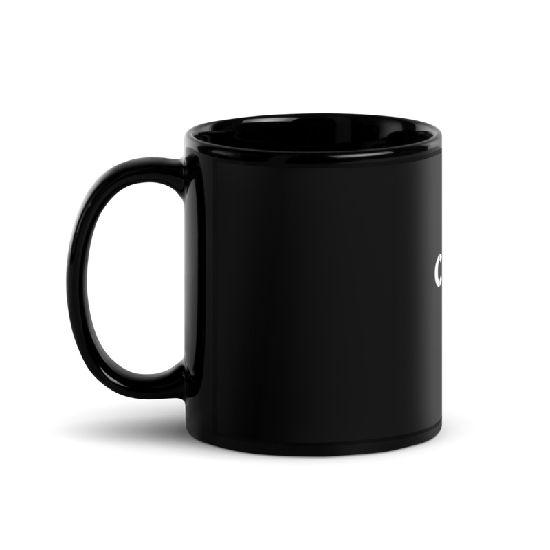 black glossy mug black 11oz handle on left 62ba220b3f0a1 - Crypto Dad Black Glossy Mug