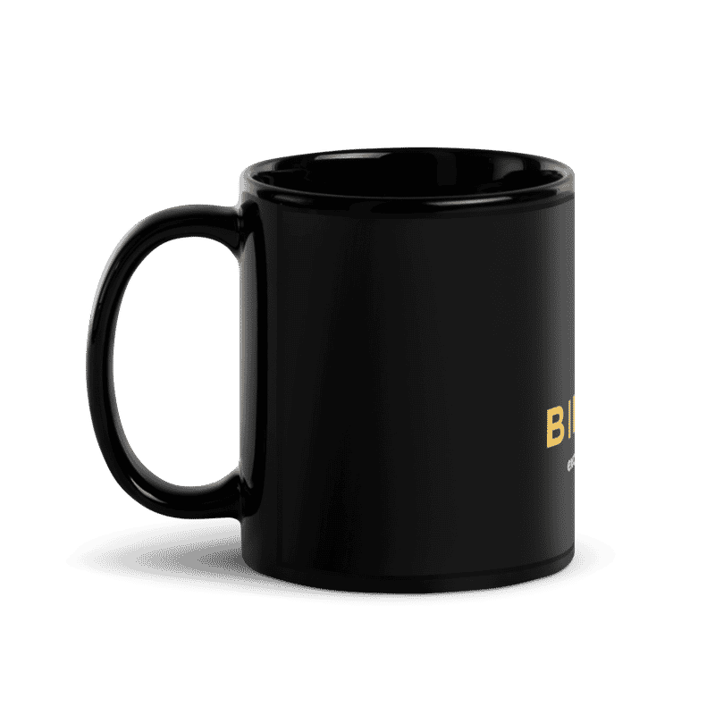 black glossy mug black 11oz handle on left 62ba23c99f671 - Binance: Exchange the World Black Glossy Mug