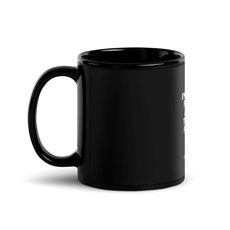 black glossy mug black 11oz handle on left 62ba2d26225f9 - Not Financial Advisor Black Glossy Mug