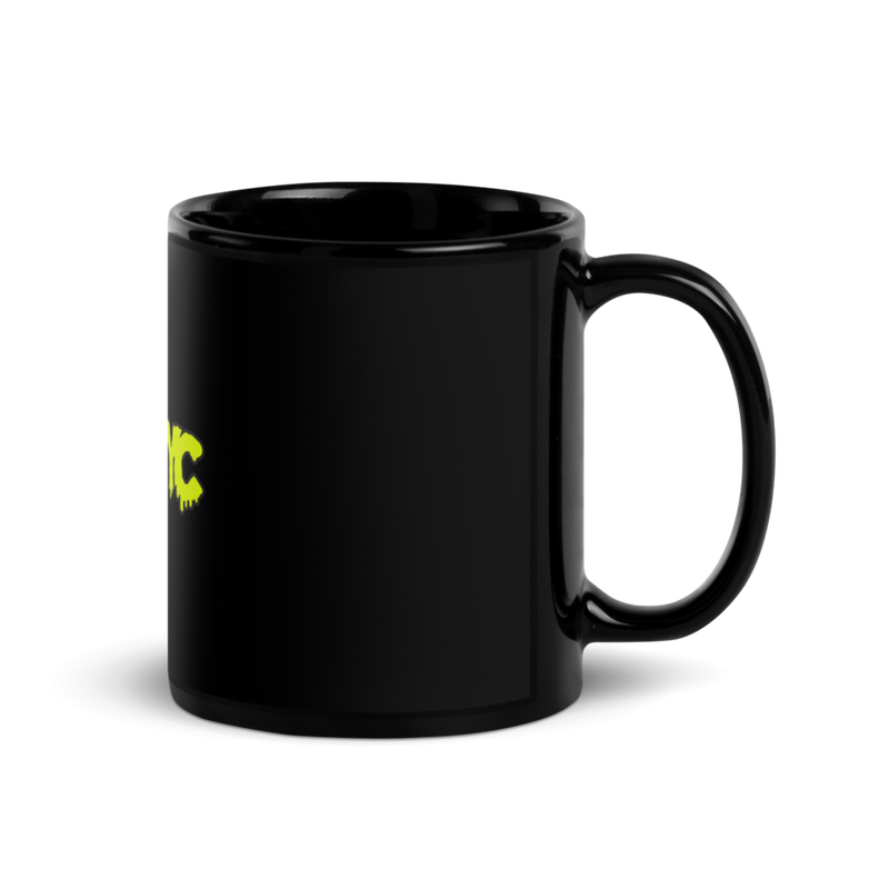 black glossy mug black 11oz handle on right 62ba2276a2e8a - MAYC Black Glossy Mug