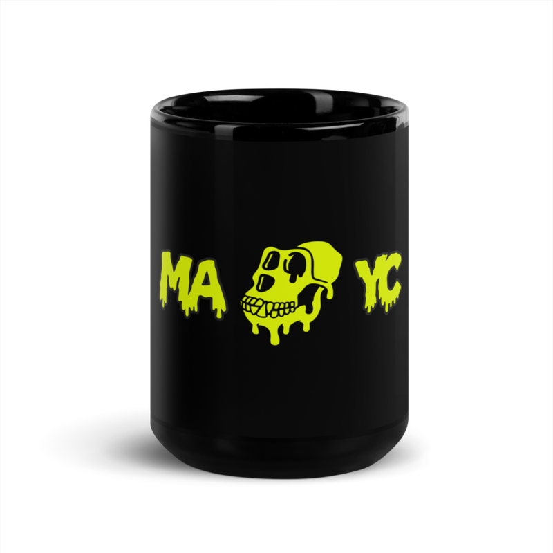 black glossy mug black 15oz front 62ba2276a3010 - MAYC Black Glossy Mug