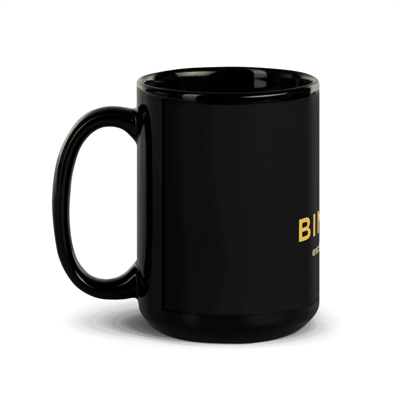 black glossy mug black 15oz handle on left 62ba23c99f723 - Binance: Exchange the World Black Glossy Mug