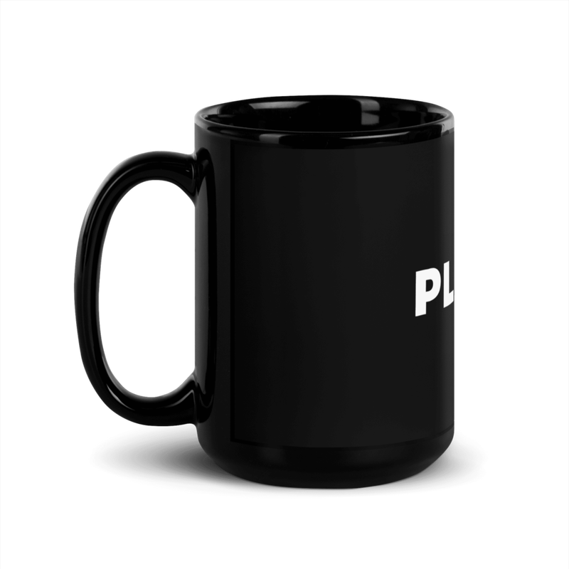 black glossy mug black 15oz handle on left 62ba294b7e5f7 - Bitcoin: Plan B Black Glossy Mug