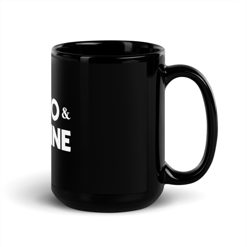 black glossy mug black 15oz handle on right 62ba308459561 - Crypto & Cocaine Black Glossy Mug
