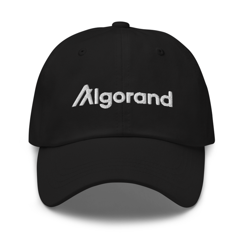 classic dad hat black front 62b48abc82d8f - Algorand Baseball Cap