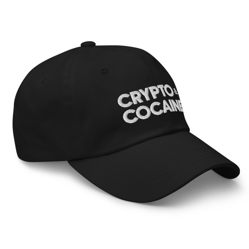 classic dad hat black right front 62b48af795938 - Crypto & Cocaine Baseball Cap
