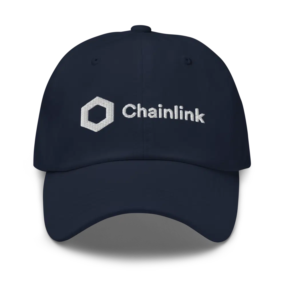 classic dad hat navy front 62a1f3929b2a3 - Chainlink Baseball Cap