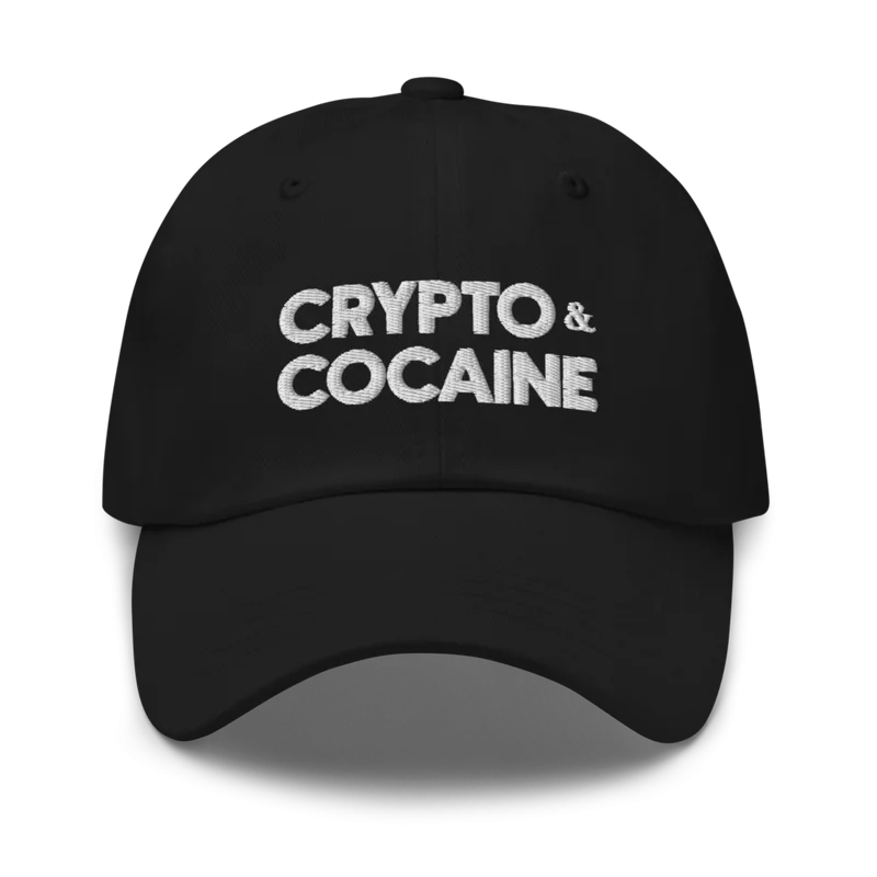 Crypto & Cocaine Baseball Cap - Image 3