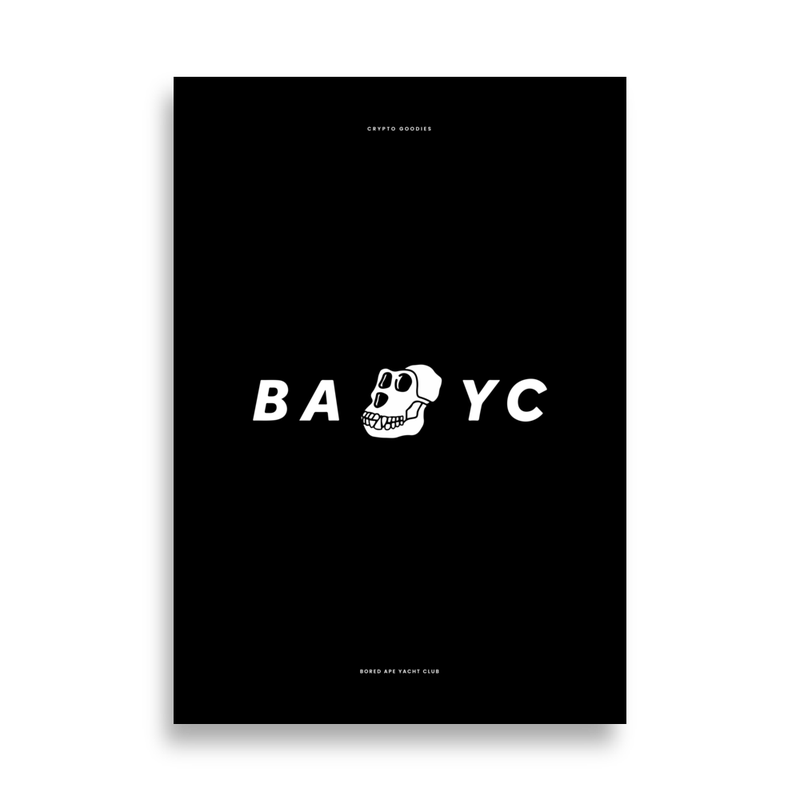 BAYC Logo Poster