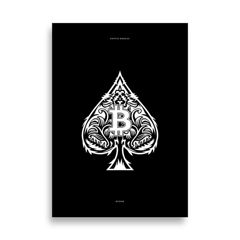 Bitcoin: Ace of Spades Poster