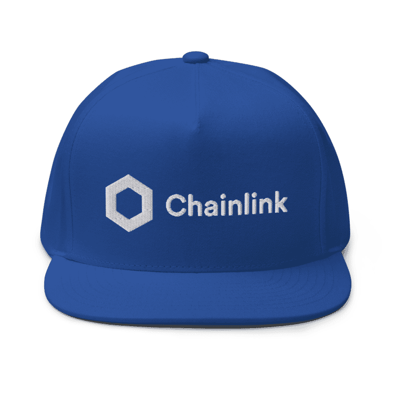 flat bill cap royal blue front 62a1f62e07daa - Chainlink Snapback Hat