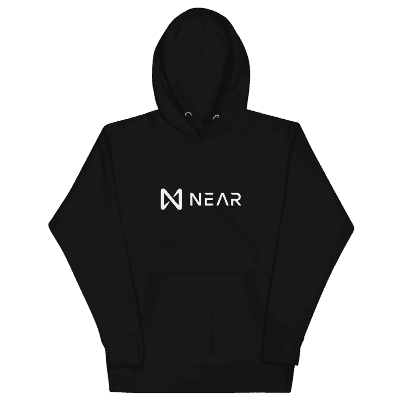 unisex premium hoodie black front 62ba18e45076e - NEAR Hoodie