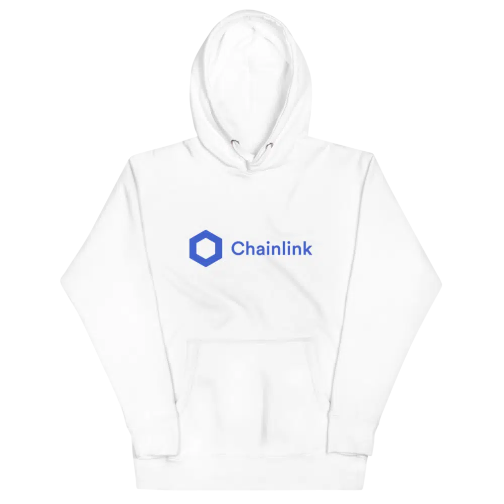 unisex premium hoodie white front 62a1f6c03bd1b - Chainlink Logo Hoodie