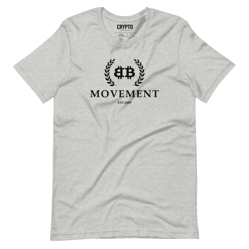 unisex staple t shirt athletic heather front 62a25235c889e - Bitcoin Movement T-Shirt