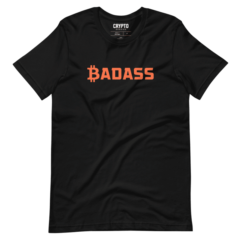 unisex staple t shirt black front 62a23cf063342 - Bitcoin x Badass T-Shirt