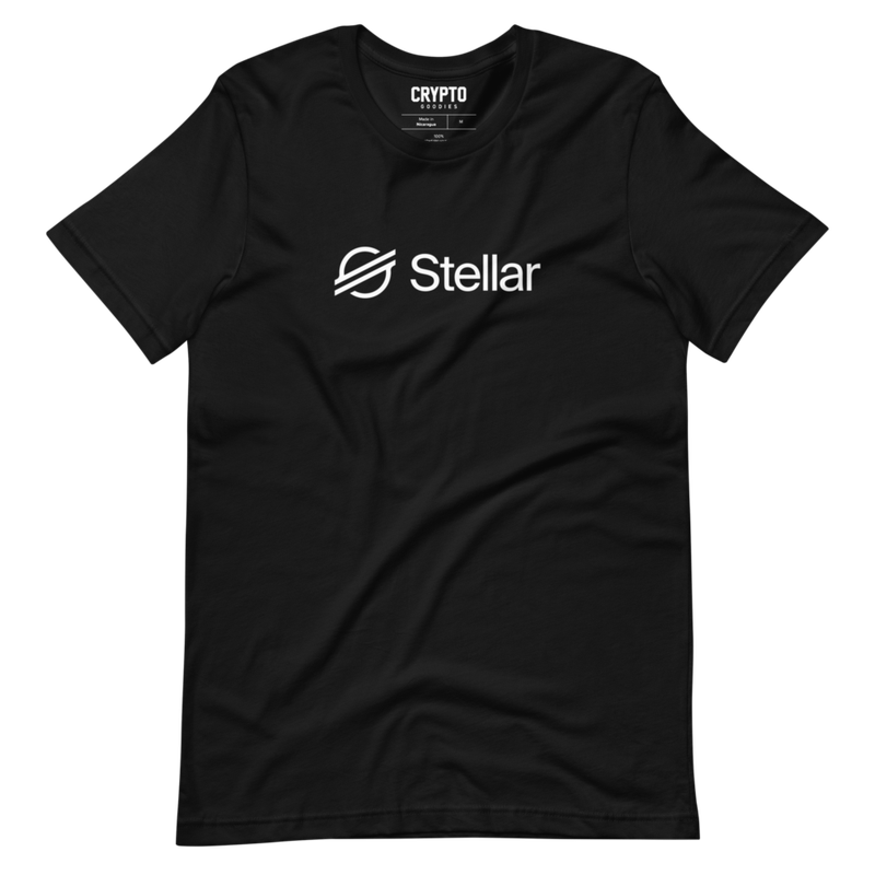 unisex staple t shirt black front 62ba0debc0274 - Stellar Lumens XLM T-Shirt