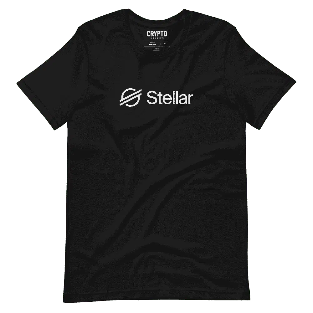 unisex staple t shirt black front 62ba0debc0274 - Stellar Lumens XLM T-Shirt