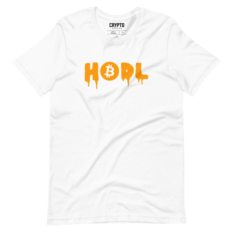 unisex staple t shirt white front 62a24531a4a6e - Bitcoin x HODL T-Shirt