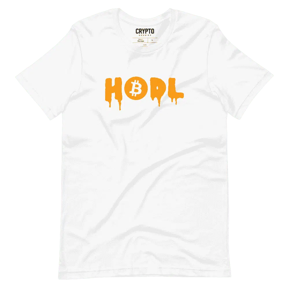 unisex staple t shirt white front 62a24531a4a6e - Bitcoin x HODL T-Shirt