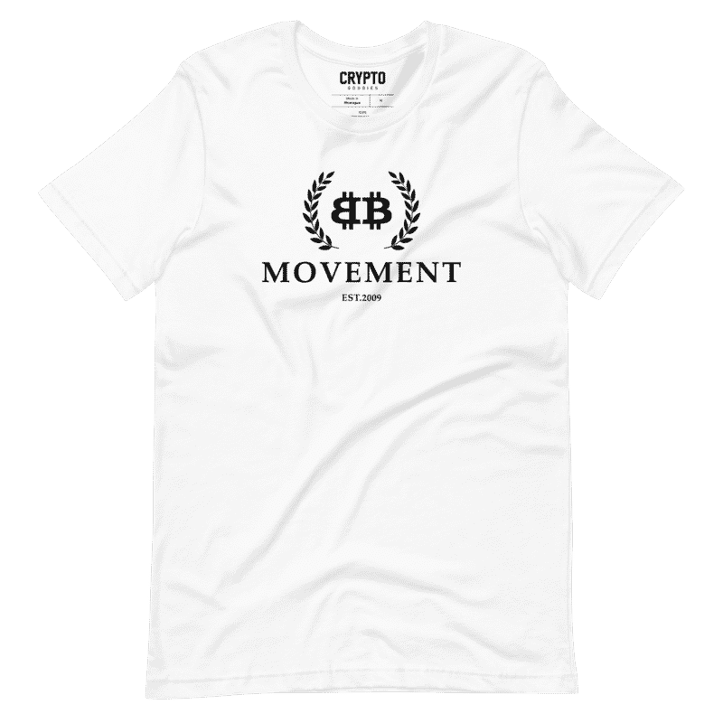 unisex staple t shirt white front 62a251ce5c2f2 - Bitcoin Movement T-Shirt