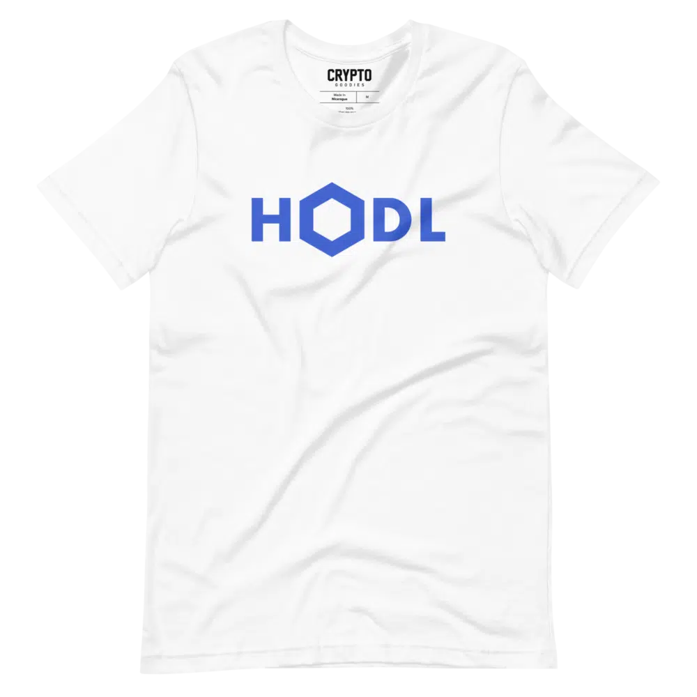 unisex staple t shirt white front 62b4692ba0c5f - HODL Chainlink T-Shirt