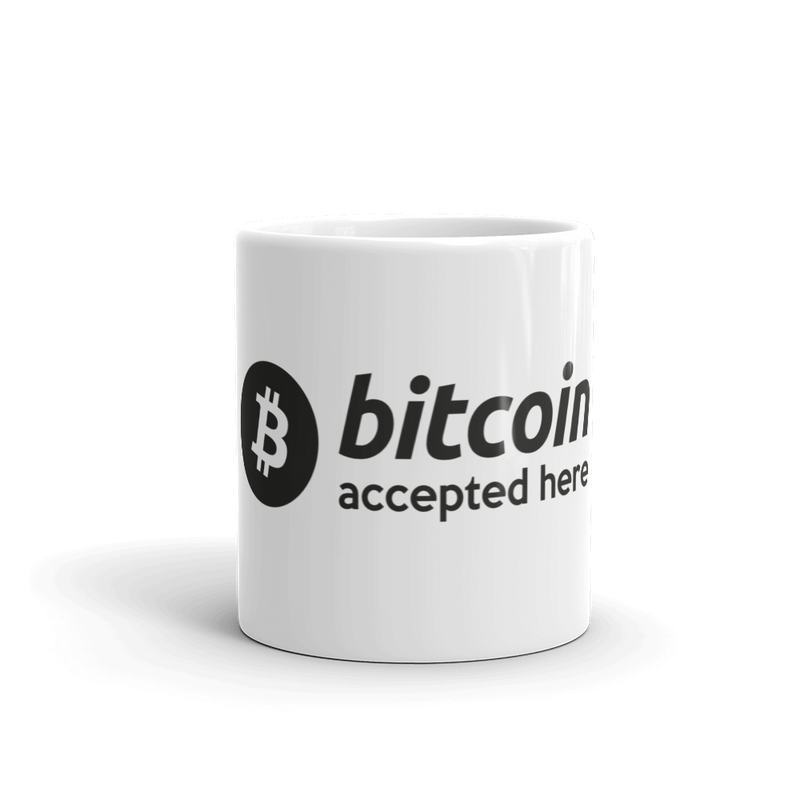 Bitcoin Accepted Here Mug - 