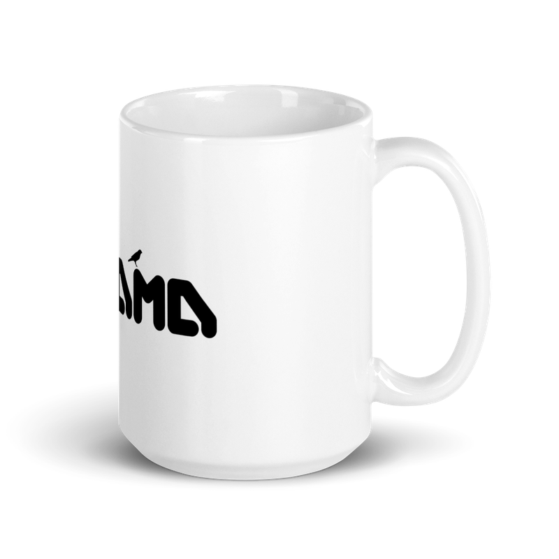 white glossy mug 15oz handle on right 62a0b75796ce5 - Kusama Mug
