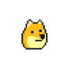 Doge 8BIT Sticker