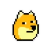 Doge 8BIT Sticker
