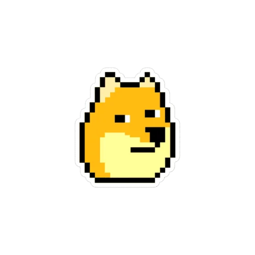 Doge 8BIT Sticker