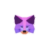 MetaMask Purple Fox Sticker