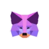 MetaMask Purple Fox Sticker