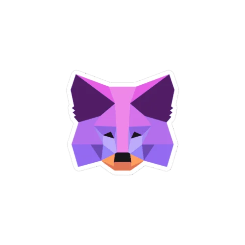 MetaMask Purple Fox Sticker