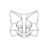 MetaMask White Fox Sticker
