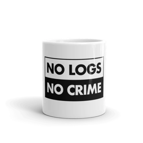 NO LOGS NO CRIME Mug