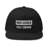 NO LOGS NO CRIME Snapback Hat
